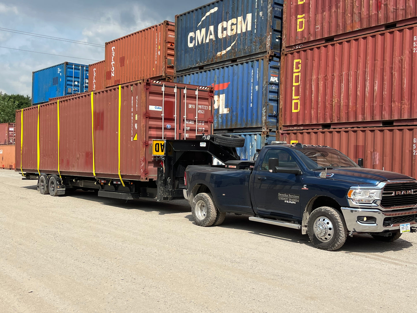 Used 40ft Standard Shipping Container